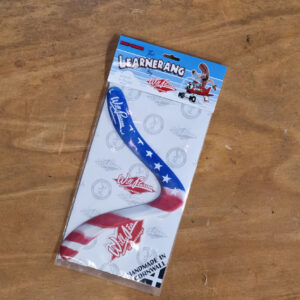 Star Spangled Learnerang Wooden Boomerang