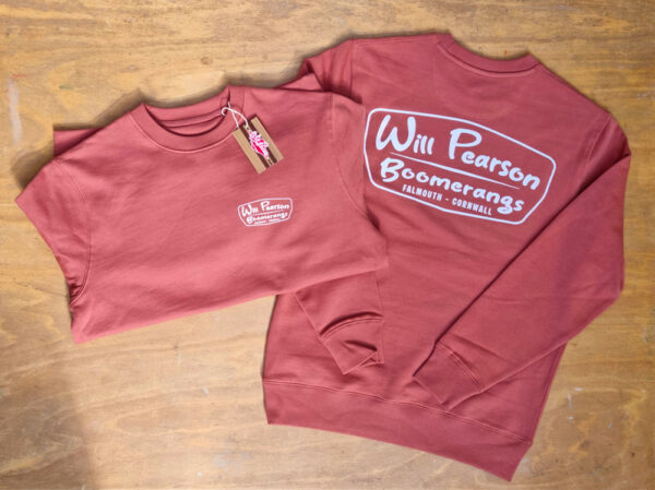 Will Pearson Boomerangs Classic Badge Heritage Brown Sweatshirt