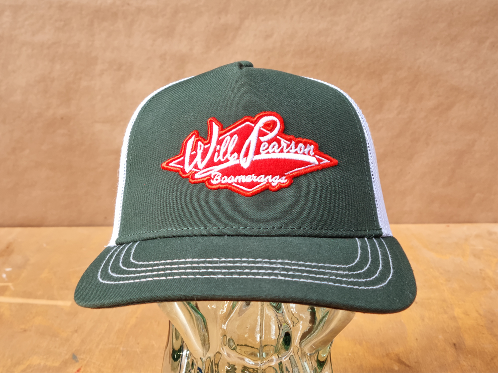 Will Pearson Boomerangs Bottle Green Cap Hat