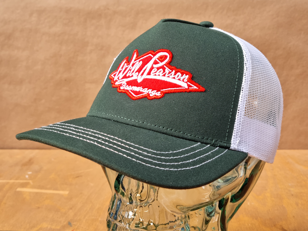 Will Pearson Boomerangs Bottle Green Cap Hat