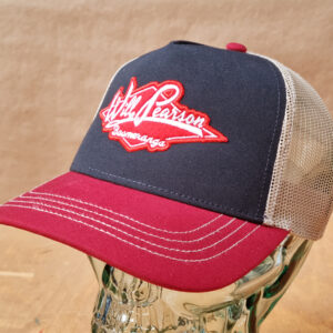 Will Pearson Boomerangs Navy Bordeaux and Khaki Cap Hat