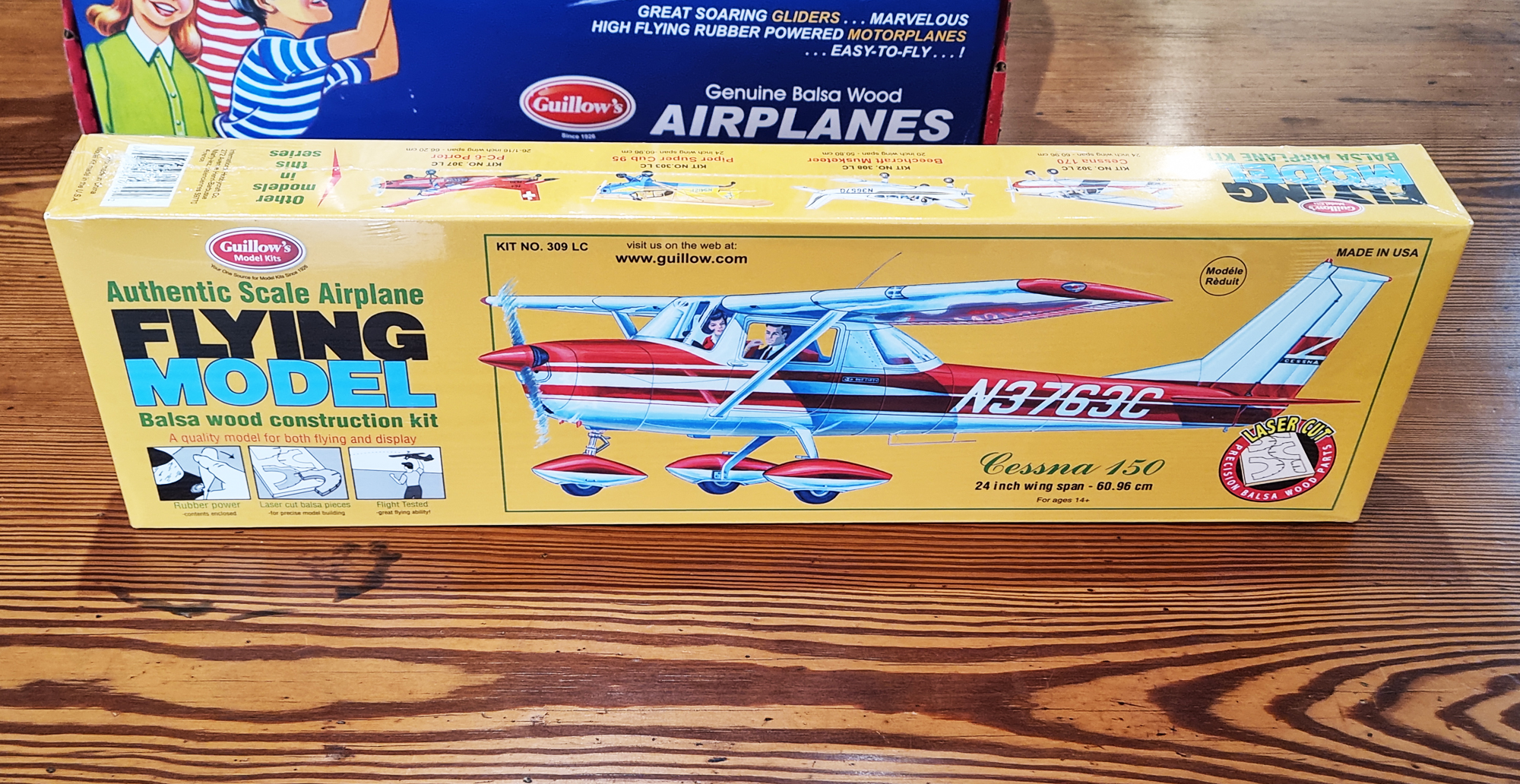 Guillow's Cessna 150 Authentic Scale Airplane Flying Model - Image 2