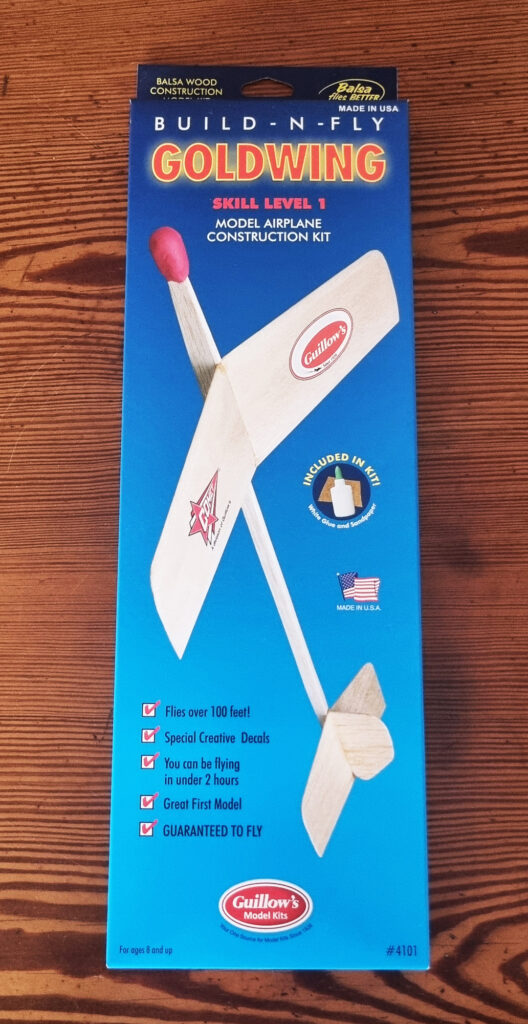 Guillow's Build-N-Fly Goldwing Model Airplane Construction Kit