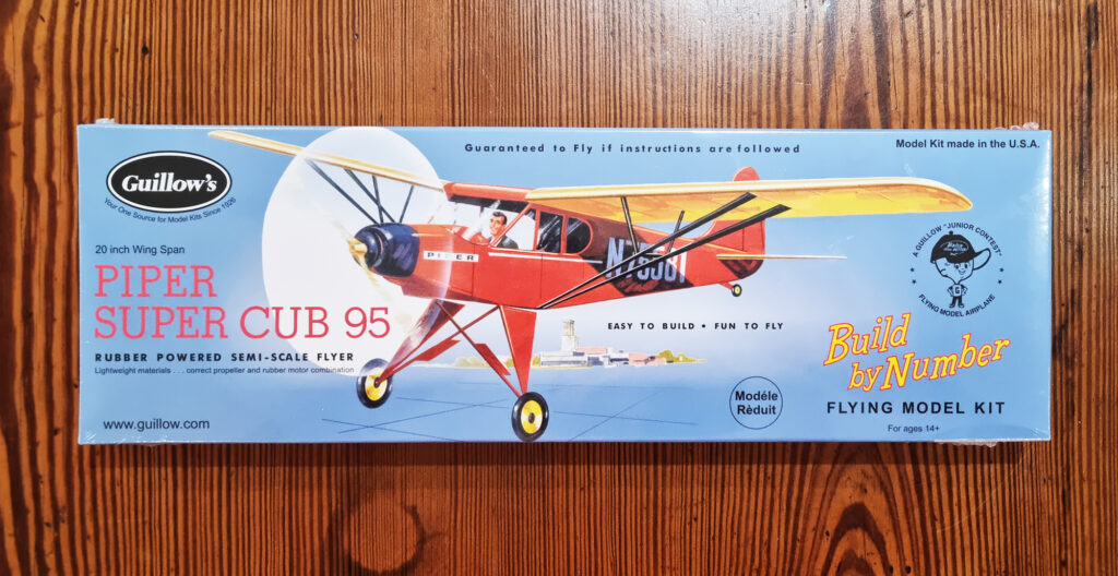 Guillow's Build by Number Piper Super Cub 95 Rubber Powered Semi-scale Flyer