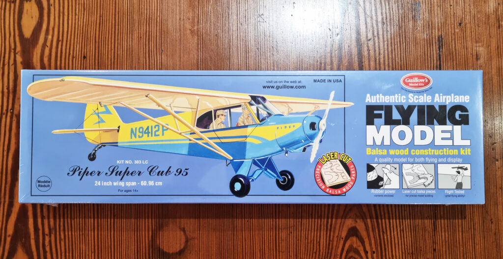 Guillow's Piper Super Cub 95 Authentic Scale Airplane Flying Model